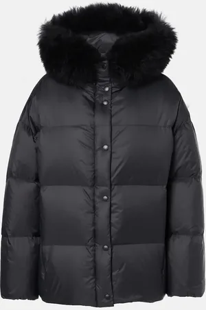 YVES SALOMON Chaqueta de plumas con borrego