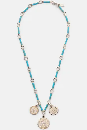 Foundrae Collar New Beginnings de oro de 18 ct con diamantes