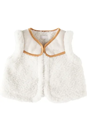 Chloé Chloé Kids Bebé - chaleco de felpa con logo