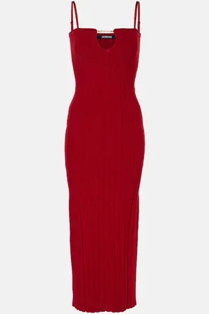 Jacquemus Vestido midi La Robe Sierra Bretelles