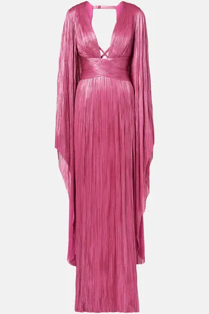 MARIA LUCIA HOHAN Vestido de fiesta de seda con capa