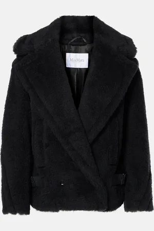Max Mara Chaqueta Radice de tejido teddy