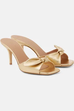 MALONE SOULIERS Mules Vargas 70 de piel metalizada