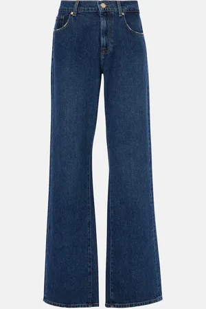 7 for all Mankind Jeans rectos de tiro alto