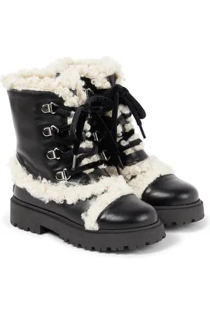 PèPè PèPè Botas de piel con borrego sintético