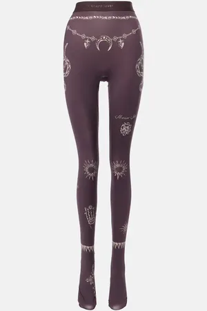 Marine Serre Medias de jersey estampadas