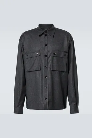 Dolce & Gabbana Camisa de lana virgen