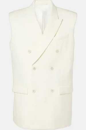 WARDROBE.NYC Chaleco cruzado de lana