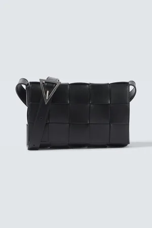 Bottega Veneta Bolso cruzado Cassette de piel Intreccio