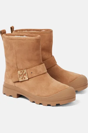 Tory Burch Botines Mellow de ante con borrego