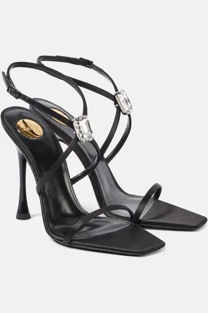 Saint Laurent Sandalias Harlow 110 de satén