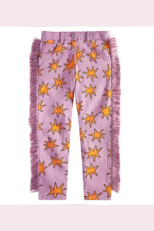 Stella McCartney Jeans Bright Stars estampados con flecos