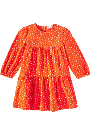 Stella McCartney Vestido de terciopelo de algodón