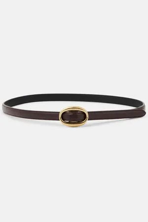 Saint Laurent Cinturón de piel
