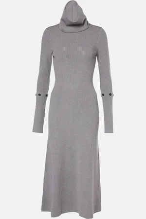 Proenza Schouler Vestido midi acanalado Jocelyn