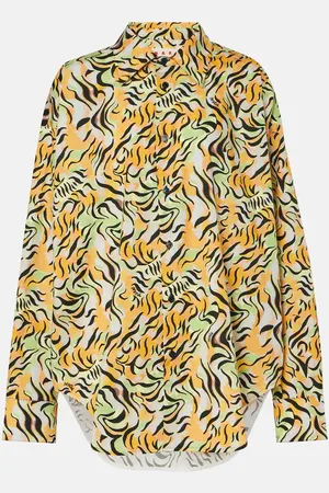 Marni Camisa de algodón estampada