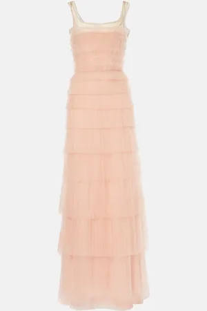Costarellos Vestido de fiesta plisado Kali adornado