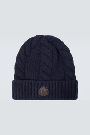 Moncler Gorro trenzado de lana y cachemir