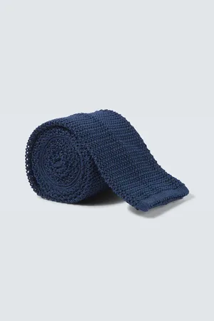 Rubinacci Corbata de punto de seda