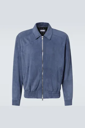 Brunello Cucinelli Chaqueta bomber de ante