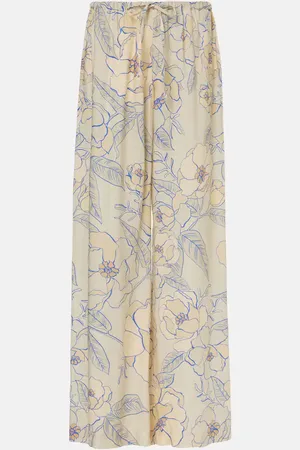 DRIES VAN NOTEN Pantalones anchos florales