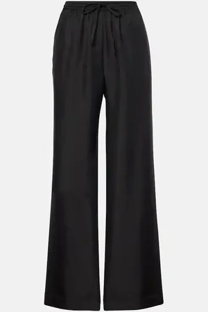 ASCENO Pantalones rectos Aurelia de sarga