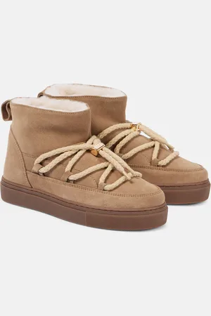 INUIKII Botines de ante con forro de borrego