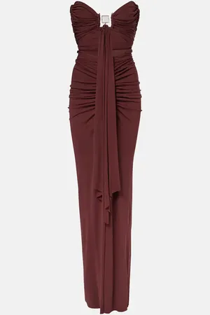 CHRISTOPHER ESBER Vestido de fiesta Bezel Quartz de jersey