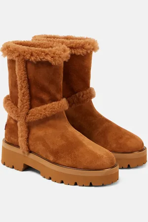 Aquazzura Botas Teddi 20 de ante con borrego