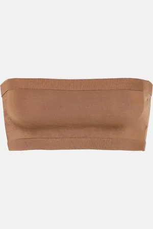 Saint Laurent Top bandeau de jersey