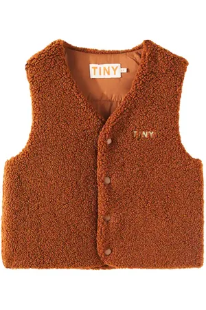 Tiny Cottons Chaleco acolchado de forro polar