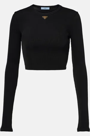 Prada Crop top con logo
