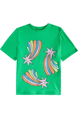 Stella McCartney Camiseta de jersey de algodón estampada