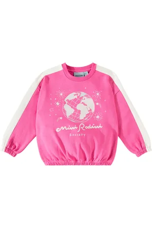 Mini Rodini Sudadera Society de algodón