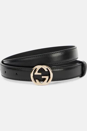 Gucci Cinturón Interlocking G de piel