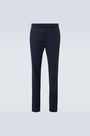 Loro Piana Pantalones rectos Carlo de mezcla de algodón