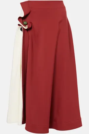 Bottega Veneta Falda midi Intrecciato