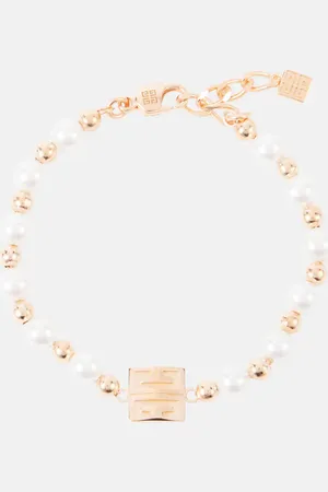 Givenchy Pulsera 4G con perlas sintéticas