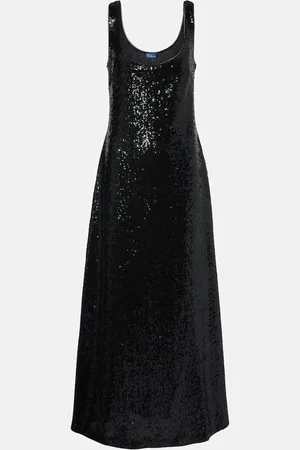 Ralph Lauren Vestido largo con lentejuelas