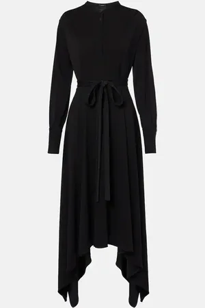 Joseph Vestido midi asimétrico de jersey
