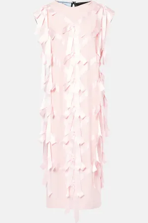 Prada Vestido midi con lazos