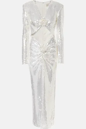 Ilkyaz Ozel Vestido de fiesta con lentejuelas