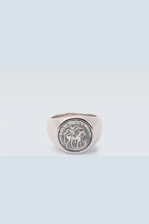 TOM WOOD Anillo Coin de plata de ley