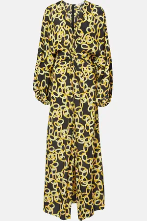 Diane von Furstenberg Vestido largo Kason estampado