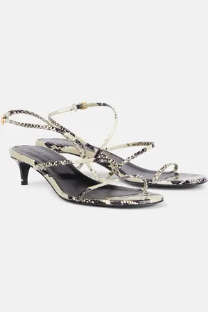 Khaite Sandalias Loop 35 de piel grabada