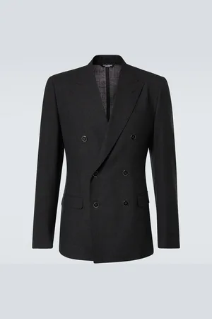 Dolce & Gabbana Chaqueta de traje cruzada de lana