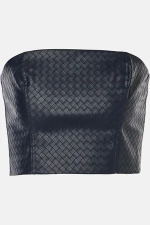 ROTATE Top bandeau de piel sintética