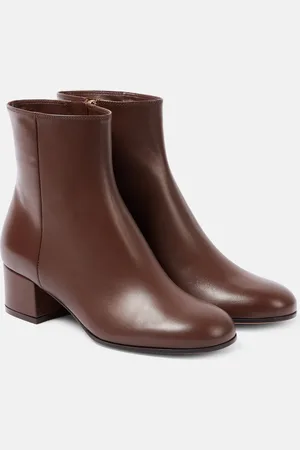 Gianvito Rossi Botines Joelle de piel