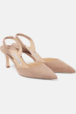 Manolo Blahnik Salones destalonados Carolyne 70 de ante
