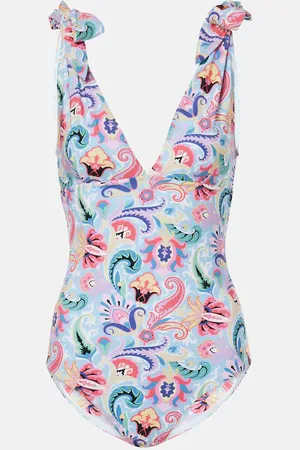 Etro Bañador estampado con lazo
